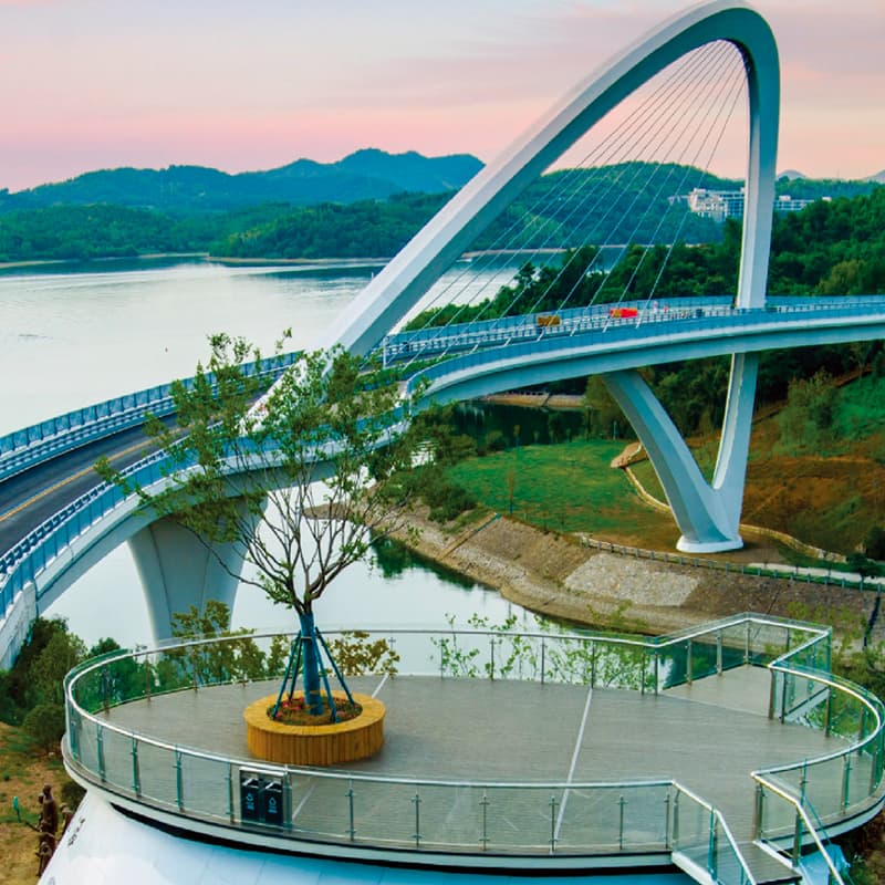 溧陽景詹沙河大橋觀景臺